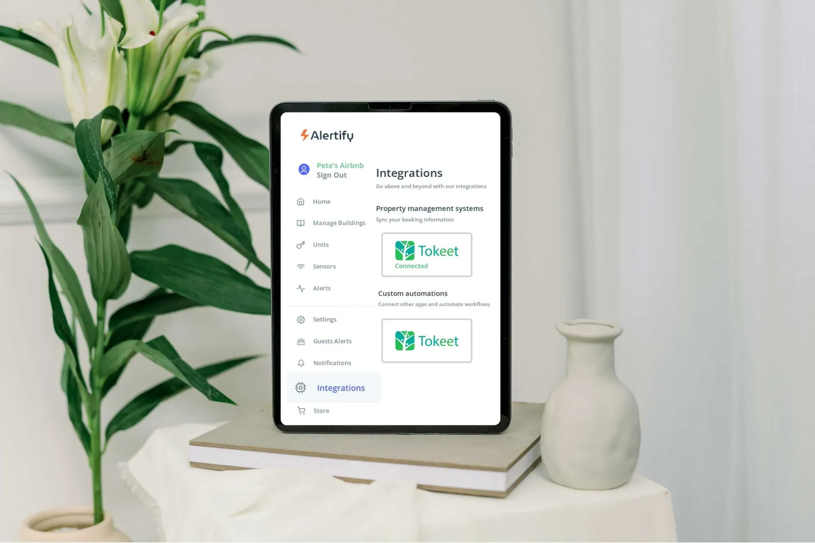 Beter kortetermijnverhuur-beheer met Alertify en Tokeet