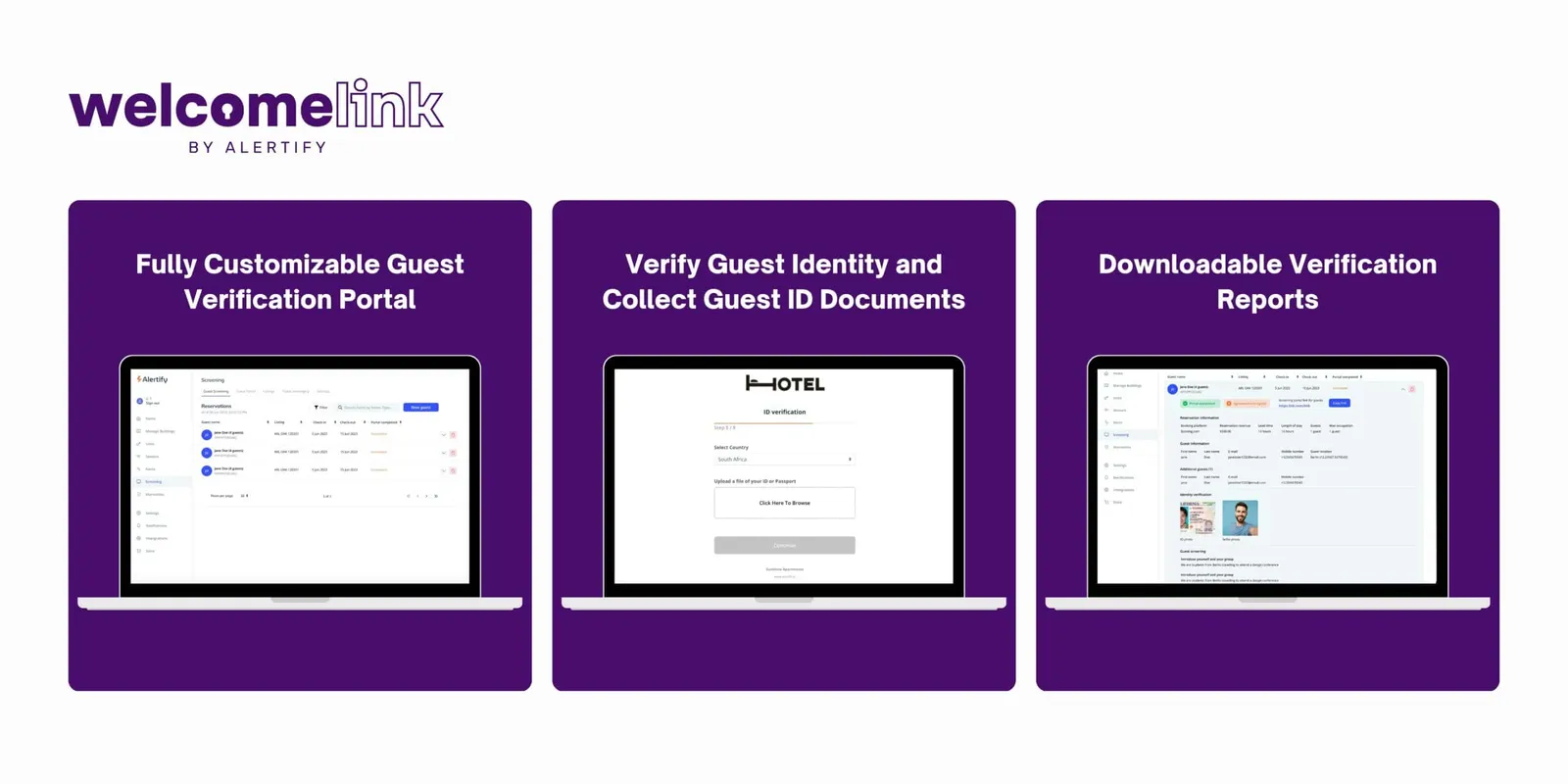 Alertify lanceert WelcomeLink, het beste gastverificatieportaal