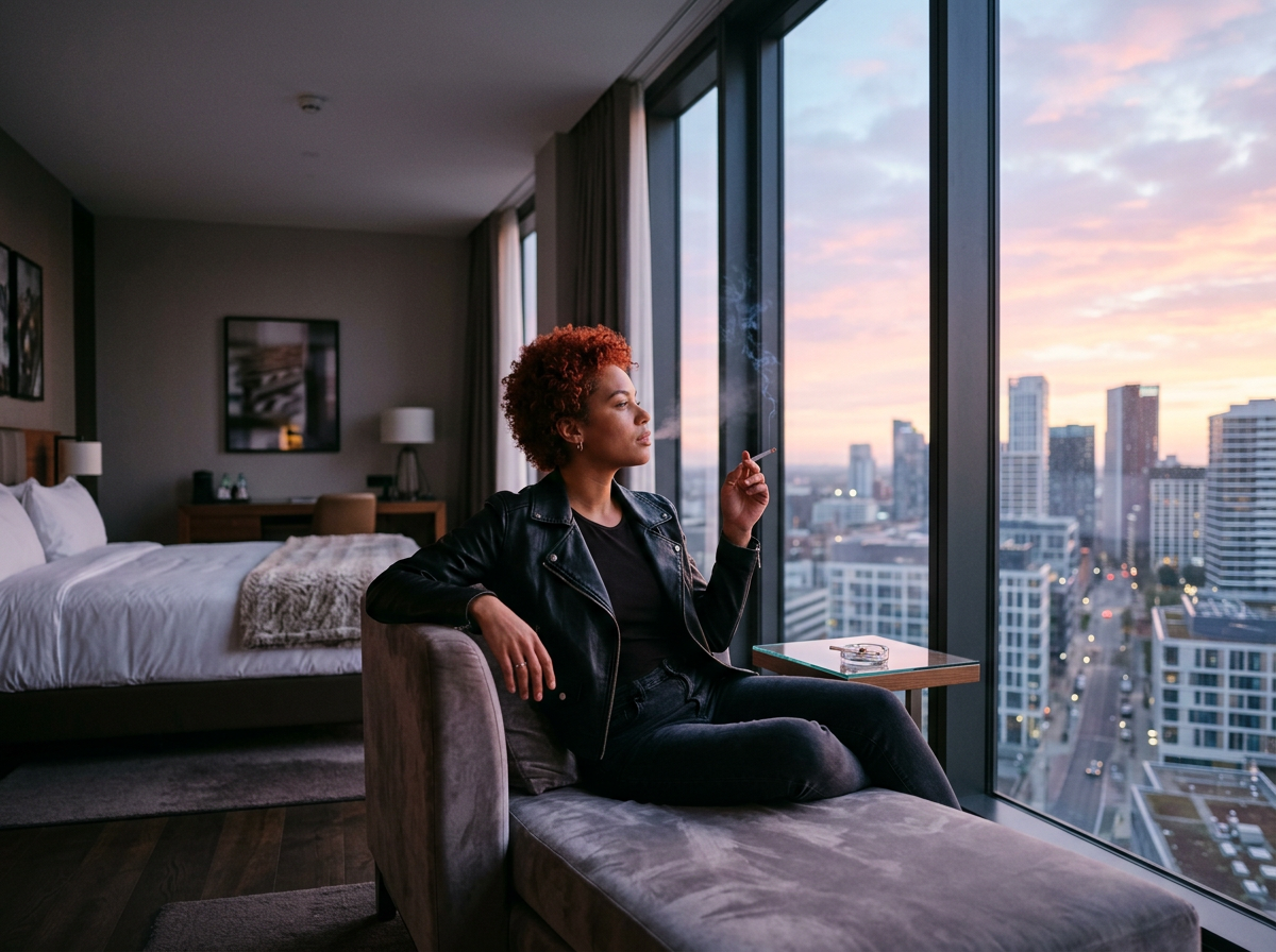 Rook- en vapedetectie in een hotelkamer